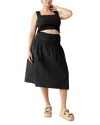 Ingrid & Isabel Poplin Tank Set In Black