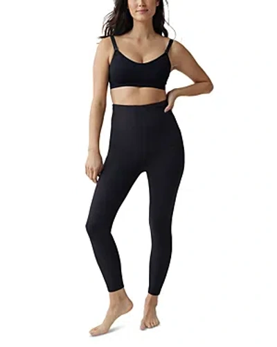 Ingrid & Isabel Postpartum Biker Shorts & Leggings Bundle In Black/ Black