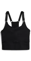 Ingrid & Isabel Seamless Nursing Sports Bra Black In Black