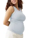 Ingrid & Isabel Seamless Rib Tank In Sky