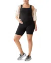 Ingrid & Isabel Short Maternity Unitard In Black