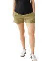 Ingrid & Isabel Soft Utility Shorts In Olive