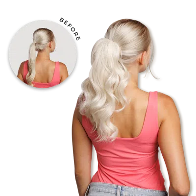 Inh Emily Ponytail Extension - Platinum Blonde