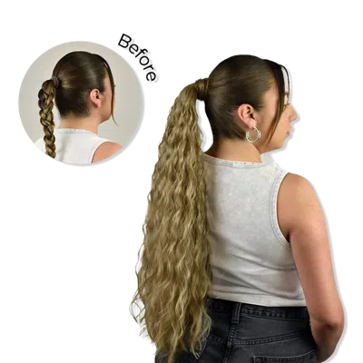 Inh Shayla Pony - Ash Blonde