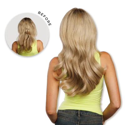 Inh Xtra Inches Clip-in Extensions - Sandy Blonde