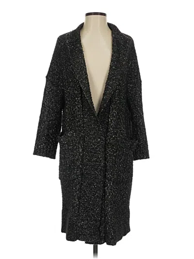 Pre-owned Inhabit Cardigan Sweater In Black