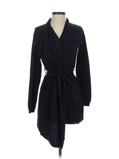 Pre-owned Inhabit Cardigan Sweater In Black
