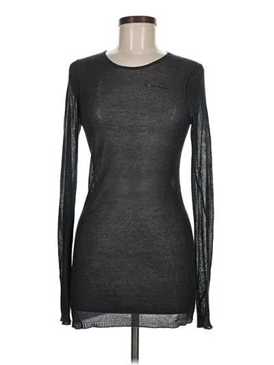 Pre-owned Inhabit Cardigan Sweater In Black