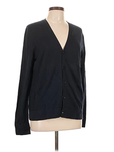 Pre-owned Inhabit Cardigan Sweater In Black