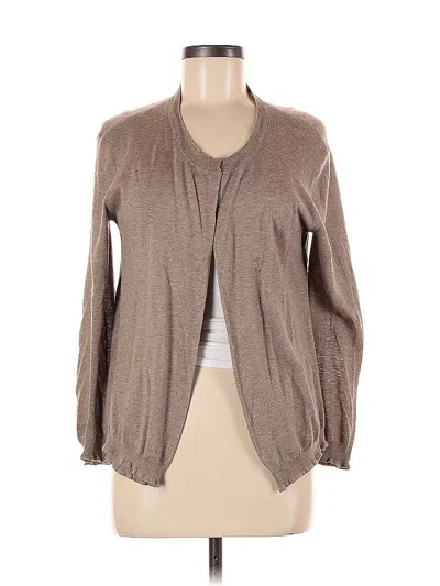 Pre-owned Inhabit Cardigan Sweater In Brown