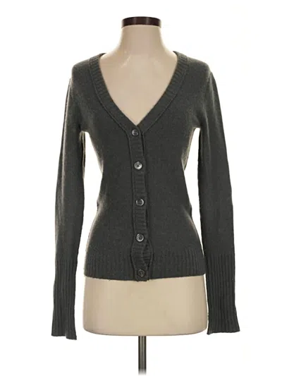 Pre-owned Inhabit Cardigan Sweater In Gray