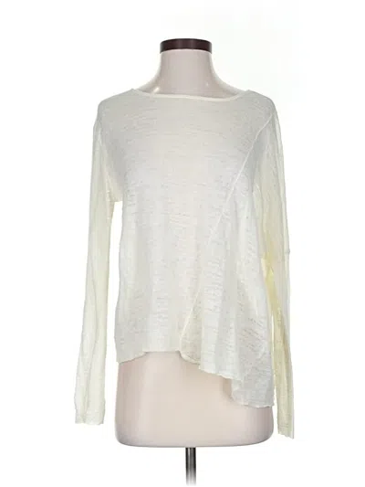 Pre-owned Inhabit Cardigan Sweater In White