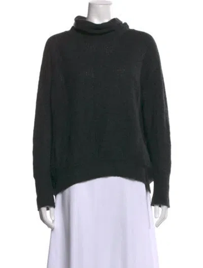 Pre-owned Inhabit Cashmere Cowl Neck Sweater In Black