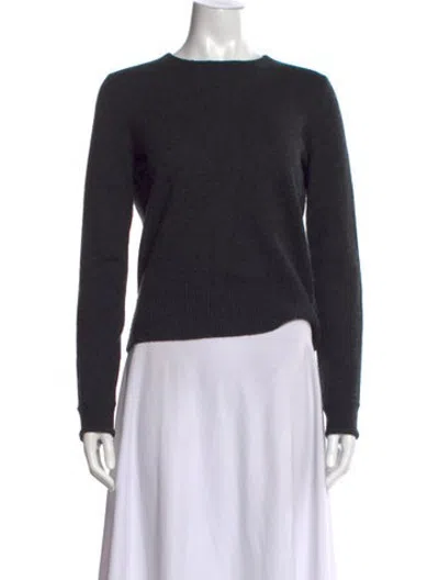 Pre-owned Inhabit Cashmere Crew Neck Sweater In Blue