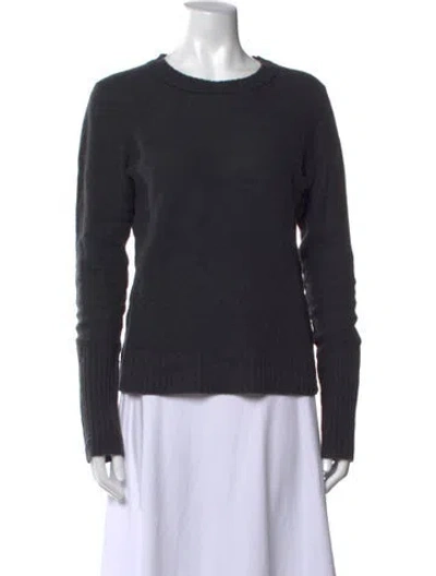 Pre-owned Inhabit Cashmere Crew Neck Sweater In Grey