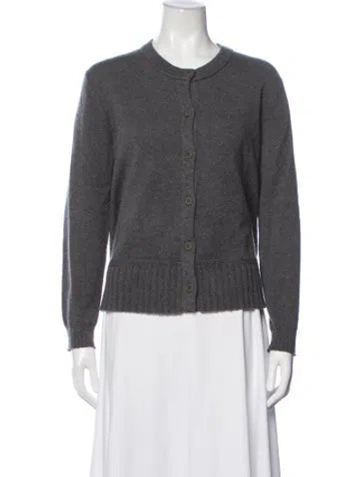 Pre-owned Inhabit Cashmere Crew Neck Sweater In Grey
