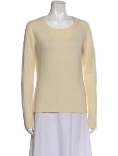 Pre-owned Inhabit Cashmere Crew Neck Sweater In Neutral