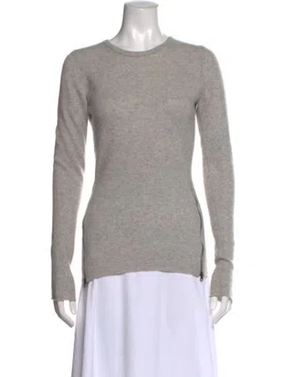 Pre-owned Inhabit Cashmere Crew Neck Sweater In Neutral