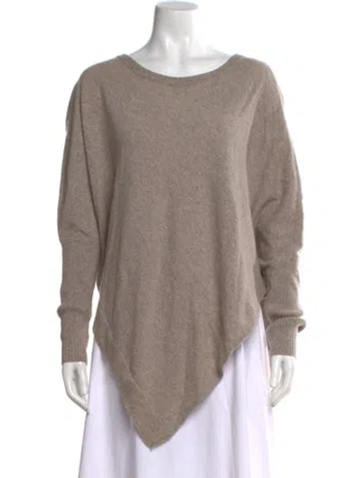 Pre-owned Inhabit Cashmere Crew Neck Sweater In Neutral