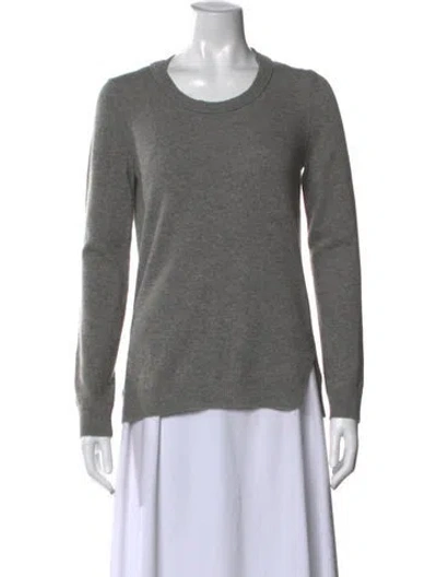 Pre-owned Inhabit Cashmere Crew Neck Sweater W/ Tags In Gray