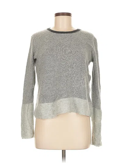 Pre-owned Inhabit Cashmere Pullover Sweater In Gray