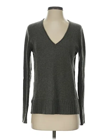 Pre-owned Inhabit Cashmere Pullover Sweater In Gray