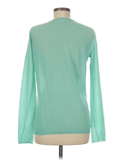 Pre-owned Inhabit Cashmere Pullover Sweater In Green