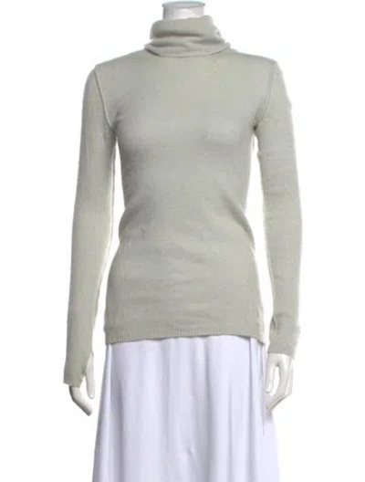 Pre-owned Inhabit Cashmere Turtleneck Sweater In Grey