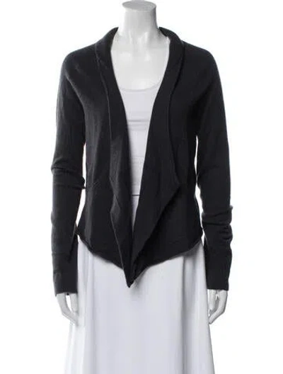 Pre-owned Inhabit Cashmere V-neck Sweater In Gray