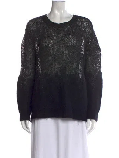 Pre-owned Inhabit Crew Neck Sweater In Black