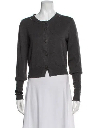 Pre-owned Inhabit Crew Neck Sweater In Gray