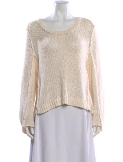 Pre-owned Inhabit Crew Neck Sweater In Gray