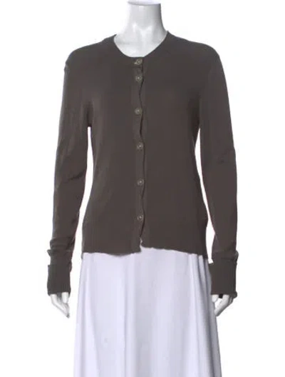 Pre-owned Inhabit Crew Neck Sweater In Gray