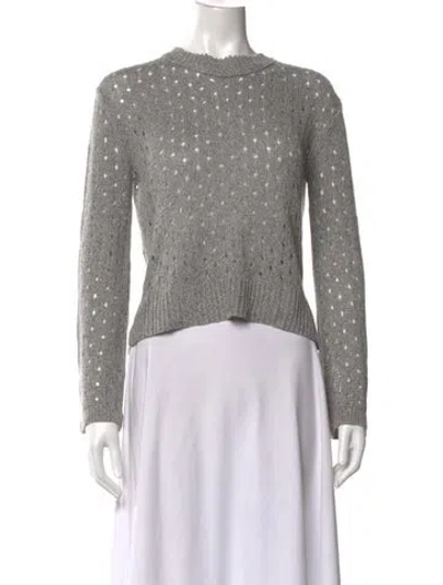 Pre-owned Inhabit Crew Neck Sweater In Grey