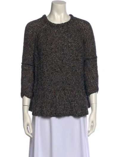 Pre-owned Inhabit Crew Neck Sweater In Multi