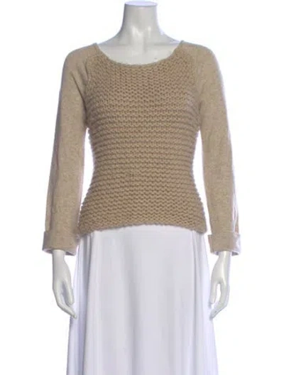 Pre-owned Inhabit Crew Neck Sweater In Neutral