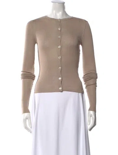 Pre-owned Inhabit Crew Neck Sweater In Neutral