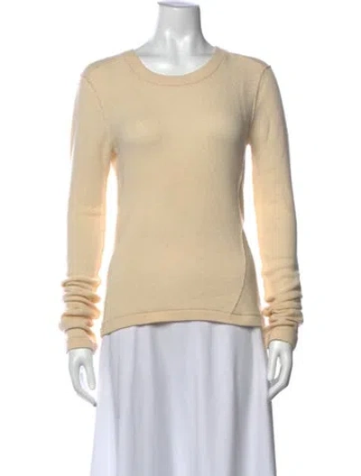 Pre-owned Inhabit Crew Neck Sweater In Neutrals