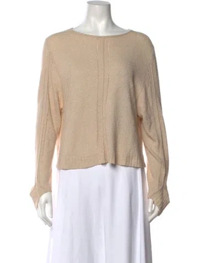 Pre-owned Inhabit Crew Neck Sweater In Neutrals