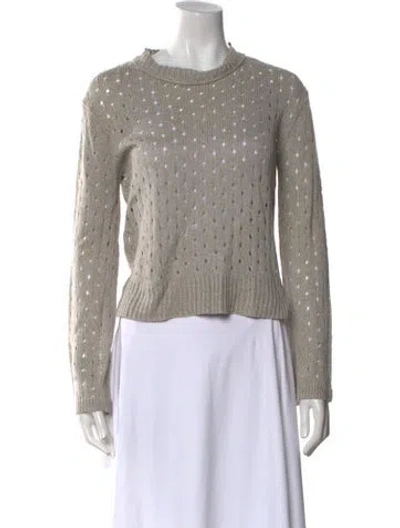 Pre-owned Inhabit Crew Neck Sweater W/ Tags In Gray