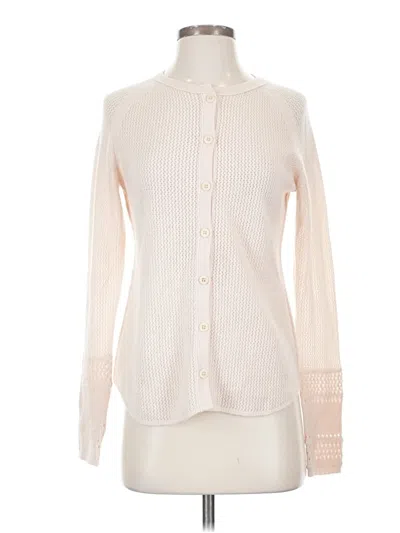 Pre-owned Inhabit Long Sleeve Blouse In White