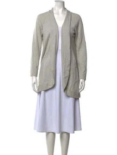 Pre-owned Inhabit Open Front Sweater In Grey