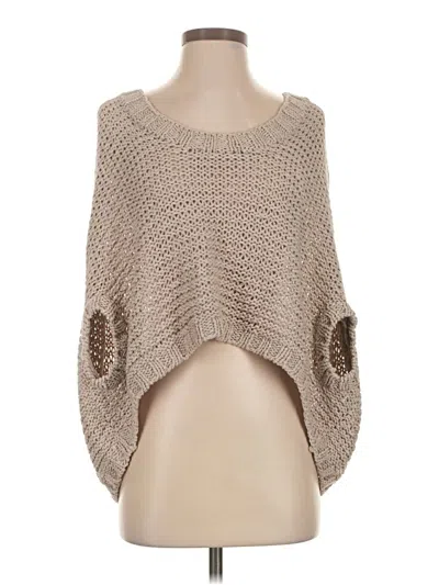 Pre-owned Inhabit Poncho In Tan
