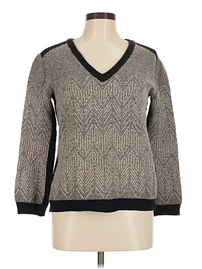 Pre-owned Inhabit Pullover Sweater In Gray