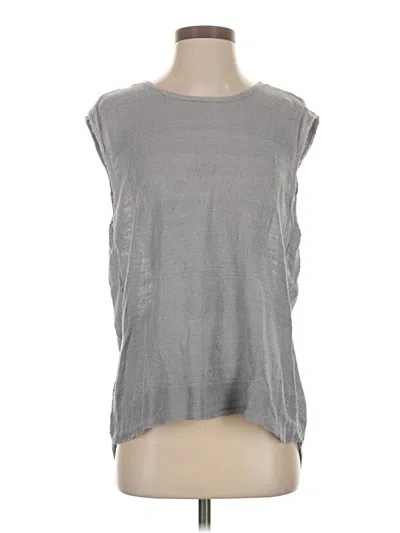 Pre-owned Inhabit Sleeveless T-shirt In Gray