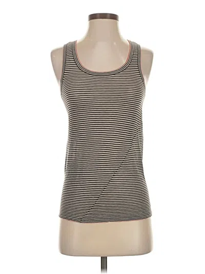 Pre-owned Inhabit Tank Top Brown Strapless Neckline Tops