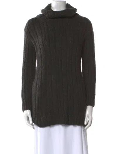 Pre-owned Inhabit Turtleneck Sweater In Brown