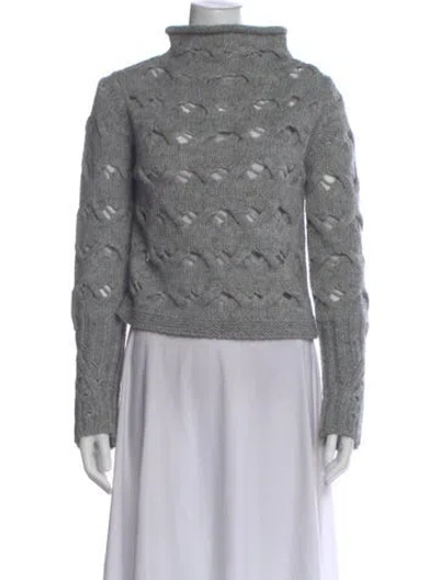 Pre-owned Inhabit Turtleneck Sweater In Gray