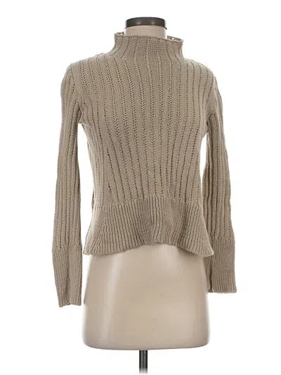 Pre-owned Inhabit Turtleneck Sweater In Tan
