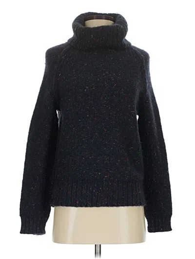 Pre-owned Inhabit Wool Pullover Sweater In Blue